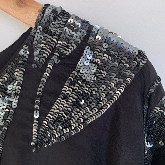 Love Sam Silk Crepe and Sequin dressy top - Picture 4 of 11
